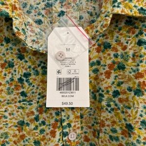 Wonderly Multicolor Floral Casual Button Down Shirt